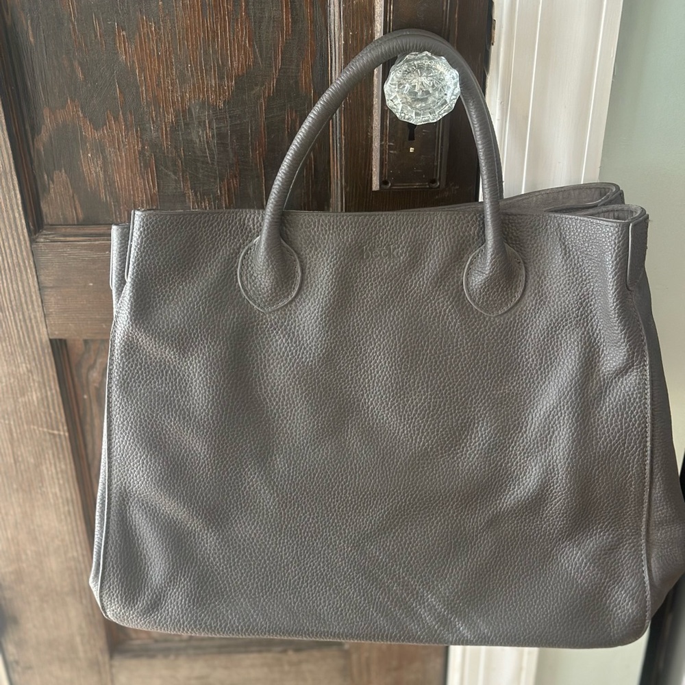 grey bēck tote - EUC - gorgeous inside and out